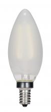 Satco Products Inc. S9868 - 3.5 Watt B11 LED; Frosted; Candelabra base; 2700K; 350 Lumens; 120 Volt