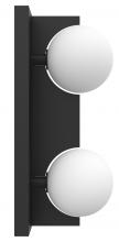  WS1855-2BK - Sahara Wall Sconce Black