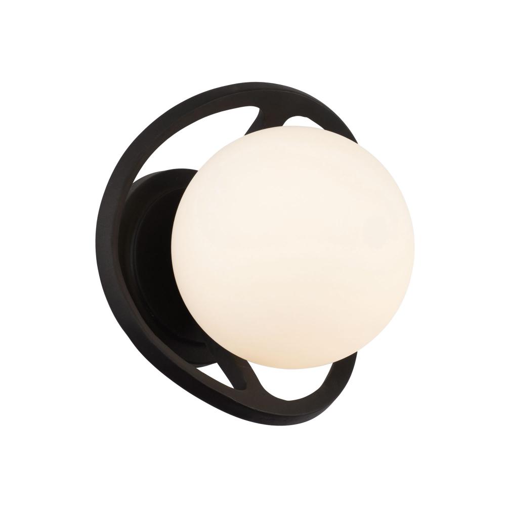 Black Betty 1-Lt Sconce - Carbon/French Gold