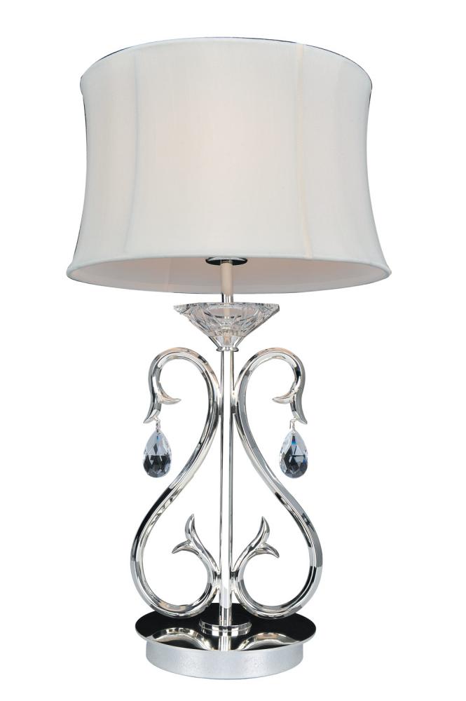 Cesti 1 Light Table Lamp W/Silver