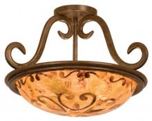 Kalco 3172TO/VIC - Santa Barbara 3 Light Semi Flush Mount