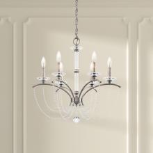 Schonbek 1870 BC7106N-22O - Priscilla 6 Light 120V Chandelier in Heirloom Gold with Clear Optic Crystal