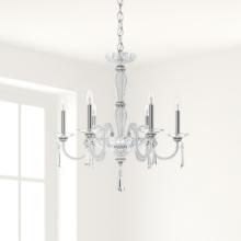 Schonbek 1870 CF1006N-51H - Savannah 6 Light 110V Chandelier in Black with Clear Heritage Crystal