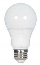 Satco Products Inc. S8558 - 5.5 Watt; A19 LED; Frosted; 3000K; Medium base; 120 Volt; 4-pack