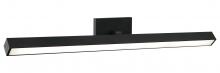  S12933MB - 1 LT 33"W "PARALLEL" MATTE BLACK LED WALL SCONCE