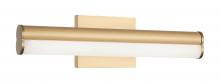  W36518AG - 1 LT 18"W "JUNCTION" AGED GOLD LED WALL SCONCE