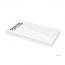 Fleurco Abe3648-18-25 - QUAD BASE LINEAR DRAIN/3648/WHITE/BR NICK