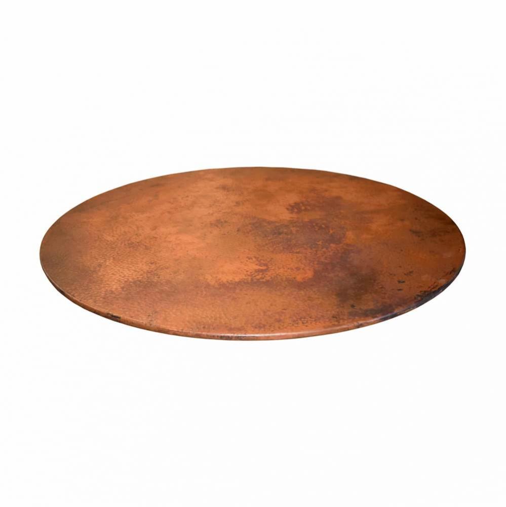 Copper Lazy Susan in Tempered 36''