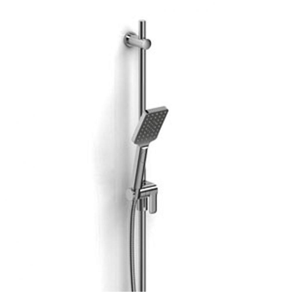 Handshower Set With 36'' Slide Bar and 4-Function Handshower