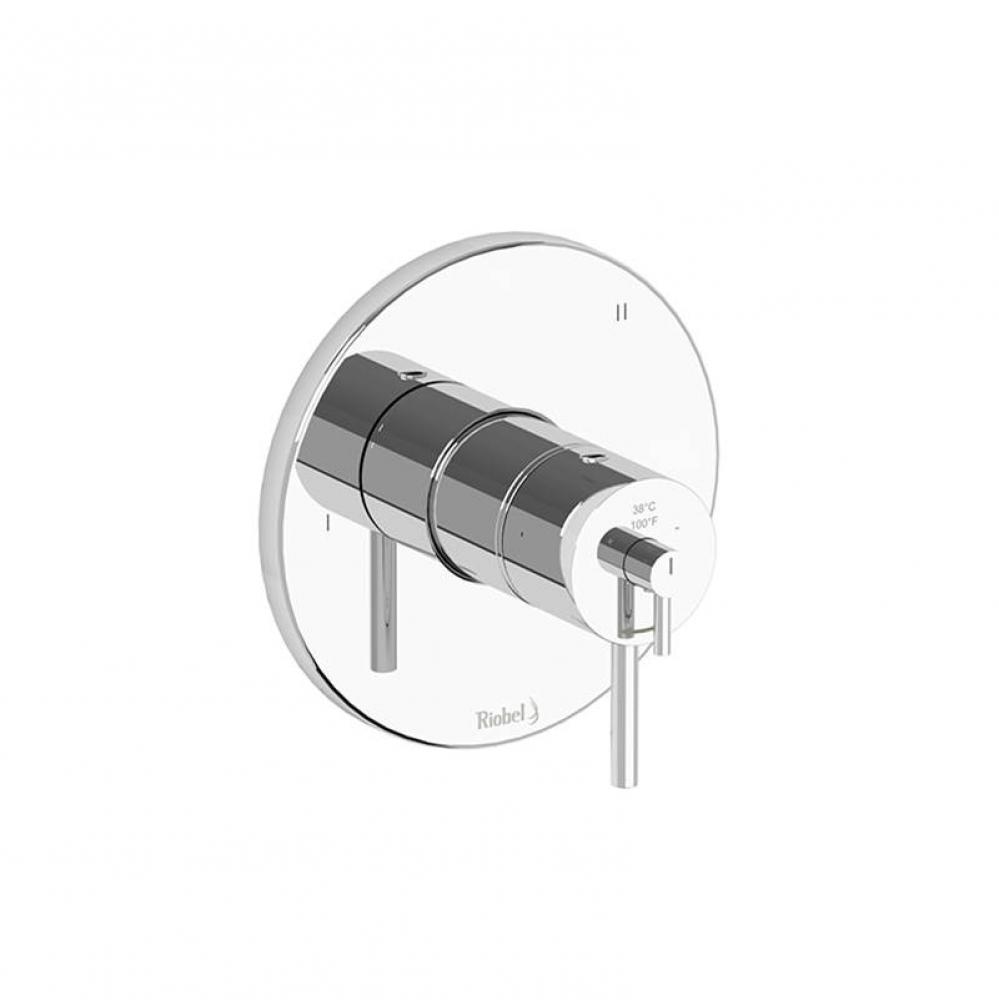 GS 1/2'' Therm & Pressure Balance Trim With 3 Functions