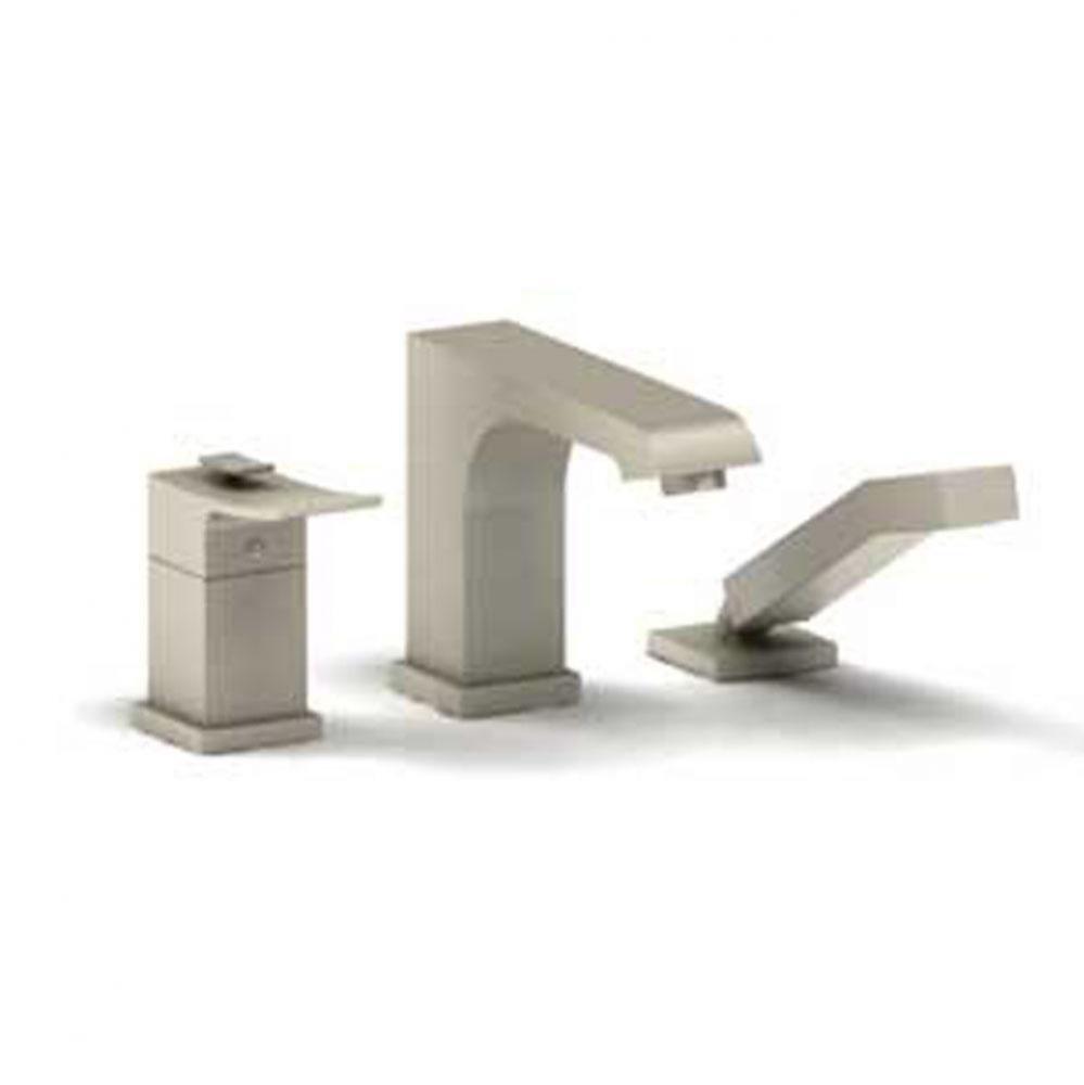 3-Piece Type T/P (Thermostatic/Pressure Balance) Coaxial Deck-Mount Tub Filler With Hand Shower