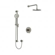 Riobel KIT323EDTMBN - Type T/P (thermostatic/pressure balance) 1/2'' coaxial 2-way system with hand shower and