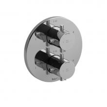 Riobel RUTM46+KNC - 4-way Type T/P (thermostatic/pressure balance) 3/4'' coaxial complete valve