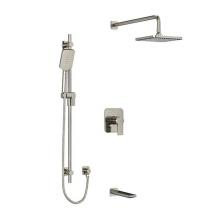 Riobel KIT#1345FRBN - Type T/P (thermostatic/pressure balance)  1/2'' coaxial 3-way system with hand shower ra