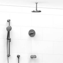 Riobel KIT#1345GSC-6 - Type T/P (thermostatic/pressure balance)  1/2'' coaxial 3-way system with hand shower ra