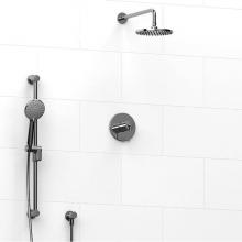 Riobel KIT#323GSC - Type T/P (thermostatic/pressure balance)  1/2'' coaxial 2-way system with hand shower an