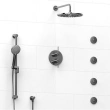 Riobel KIT#483GSC - Type T/P (thermostatic/pressure balance)  3/4'' double coaxial system with hand shower r