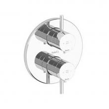 Riobel RUTM83C - 4-way Type T/P (thermostatic/pressure balance) 3/4'' coaxial complete valve