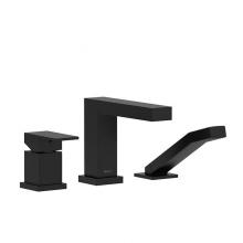  TUS16BK - Kubik™ 3-Hole Deck Mount Tub Filler Trim