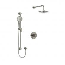 Riobel KIT323SYTMBN - Type T/P (thermostatic/pressure balance) 1/2'' coaxial 2-way system with hand shower and