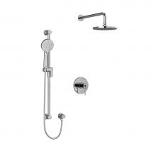 Riobel KIT323CSTMC - Type T/P (thermostatic/pressure balance) 1/2'' coaxial 2-way system with hand shower and