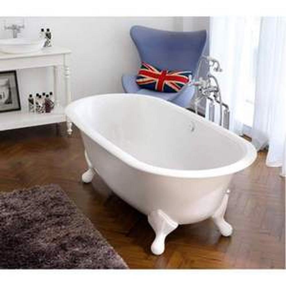 Radford freestanding tub with overflow. Paint finish. ENGLISHCAST®