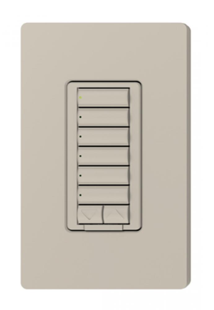 RADIORA2 6BRL WALL KEYPAD TAUPE