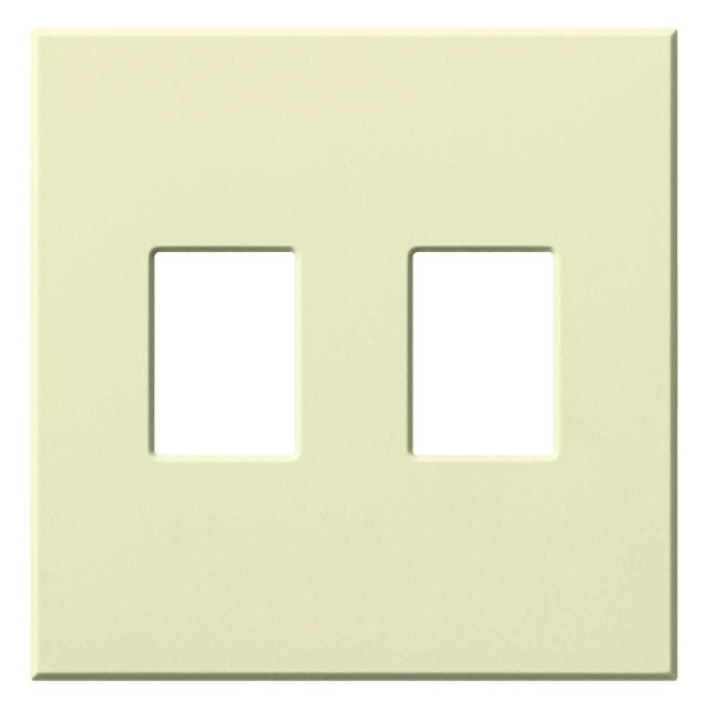 VAREO WALLPLATE 2GNG ALMOND