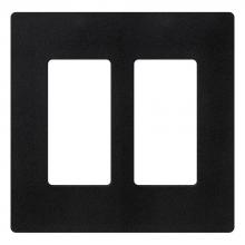 Lutron Electronics SC-2-MN - SATIN COLOR 2-GANG WALLPLATE MIDNIGHT