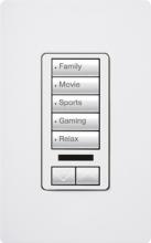 Lutron Electronics RRD-W5BRLIR-AL - RADIORA2 5BRLIR WALL KEYPAD ALMOND