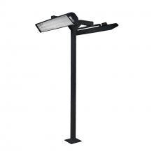 Eurofase EF3908PMDB - Eurofase EF3908PMDB 39 Inch 8ft Black Pole Mount With Double Crossbar