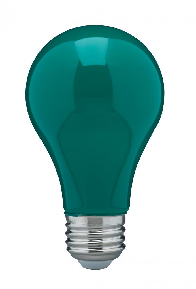 8A19/GREEN/LED/E26/120V