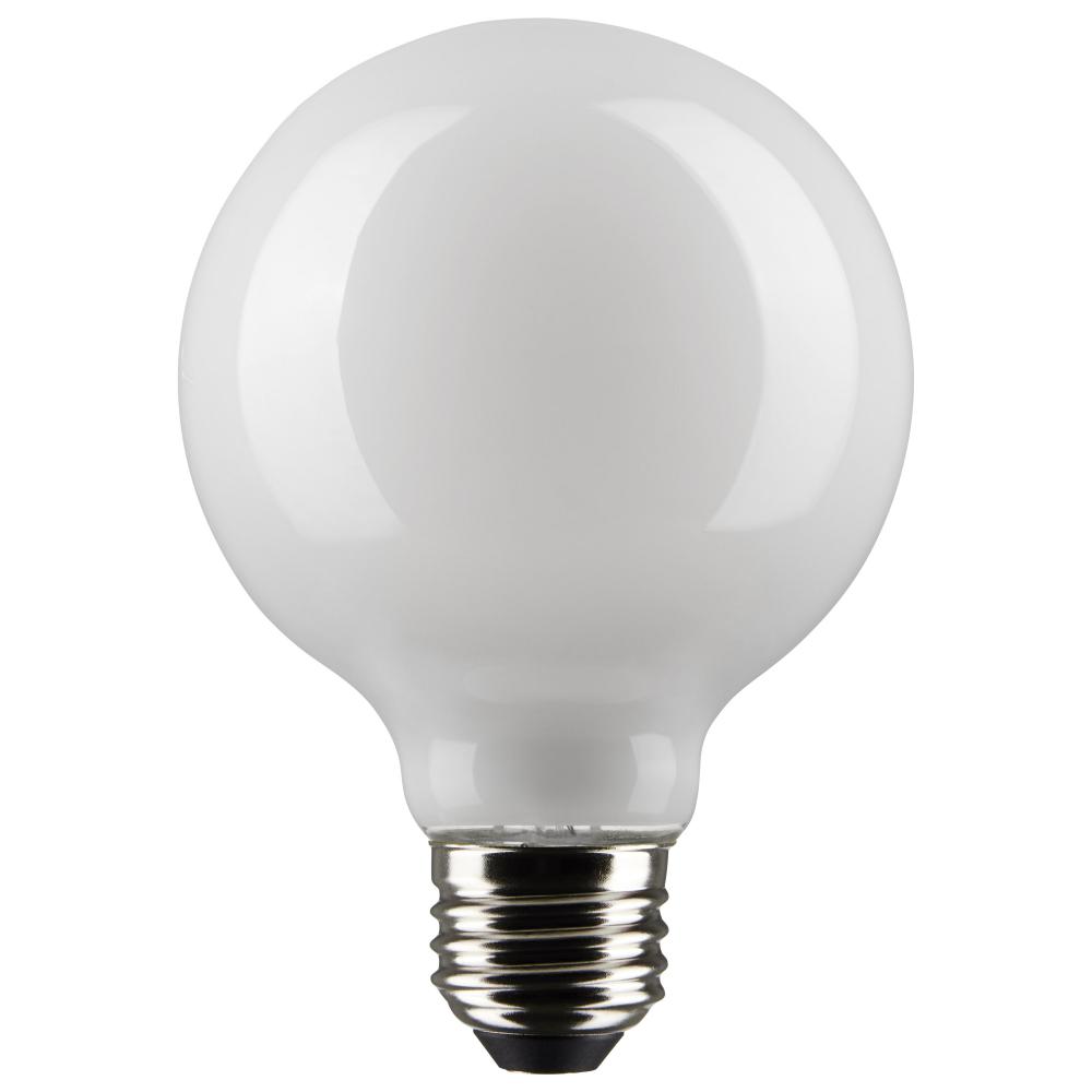 4.5 Watt G25 LED; White; Medium base; 90 CRI; 5000K; 120 Volt