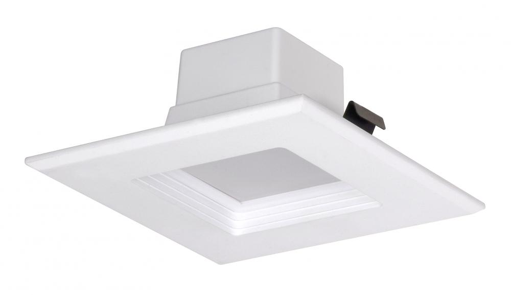 10 watt LED Downlight Retrofit; 4 inch square shape; 2700K; 120 volt