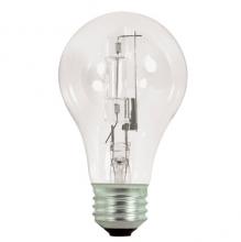 Satco Products Inc. S2404 - 72 Watt; Halogen; A19; Clear; 1000 Average rated hours; 1490 Lumens; Medium base; 120 Volt; 2-Pack