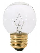 Satco Products Inc. S3839 - 40 Watt G16 1/2 Incandescent; Clear; 1500 Average rated hours; 370 Lumens; Medium base; 120 Volt