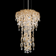 Schonbek 1870 DR1412N-22O - Circulus 4 Light 120V Pendant in Heirloom Gold with Clear Optic Crystal