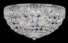 Schonbek 1870 1560-211O - Petit Crystal 4 Light 120V Flush Mount in Aurelia with Clear Optic Crystal