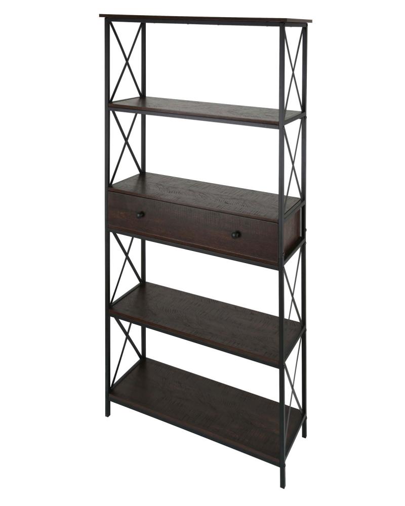 Furniture, Fletcher, 203522-02, Bookshelf, 31.5" W x 62.625" H x 11.75" D