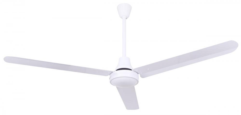 60" White Weatherproof DC Industrial Fan