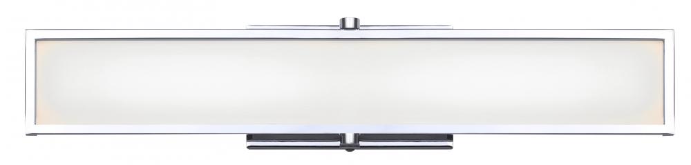 Pax LED Integrated Vanity Light, Chrome Finish