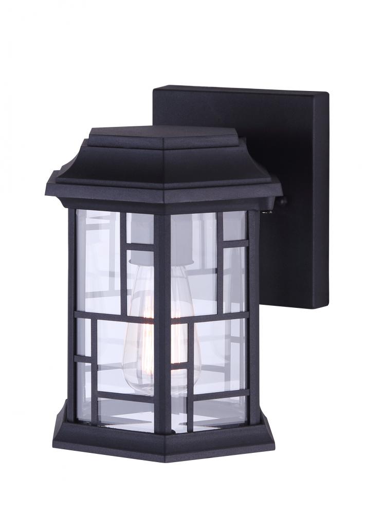 CHANTRY, 1 Lt Outdoor Down Light, Clear Glass, 100W Type A, 6 1/2" W x 8 1/4" H x 7" D