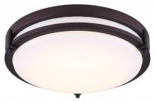 Canarm LFM112A19ORB - Gilda LED Flush Mount, Acrylic, 32.5W LED (Integrated), Dimmable, 2150 Lumens, 3000K 