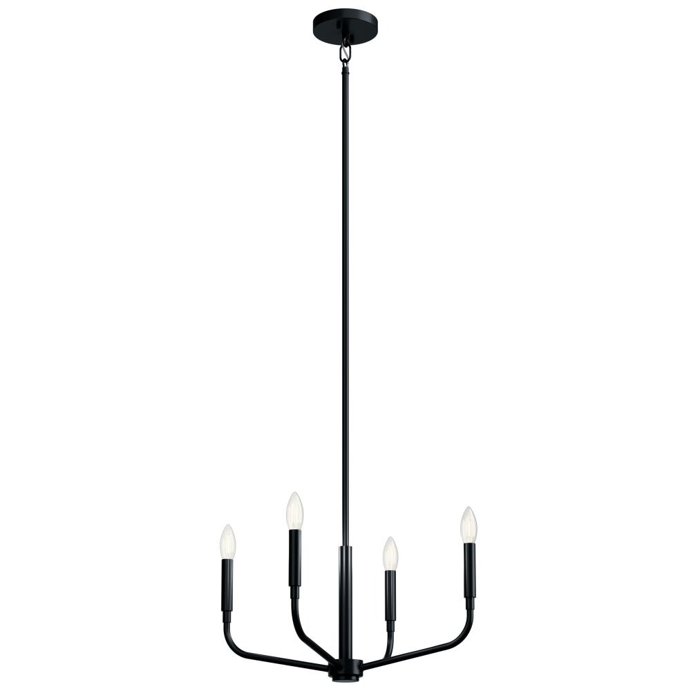 Chandelier/Semi Flush Mount 4Lt