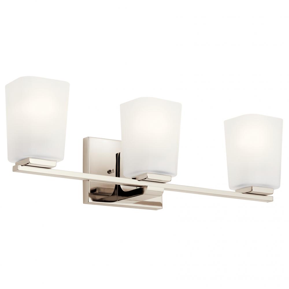 Roehm™ 3 Light Vanity Light Polished Nickel