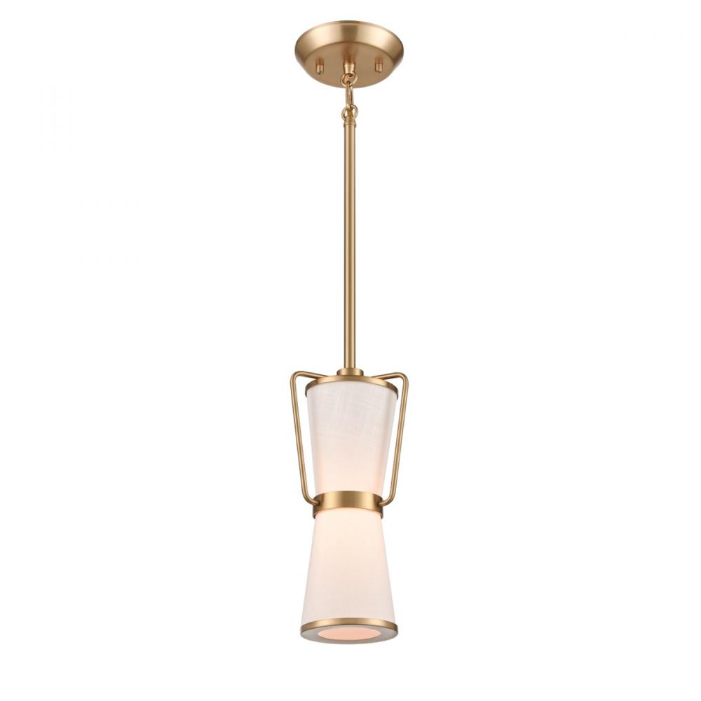 Layla Single Pendant Brushed Brass