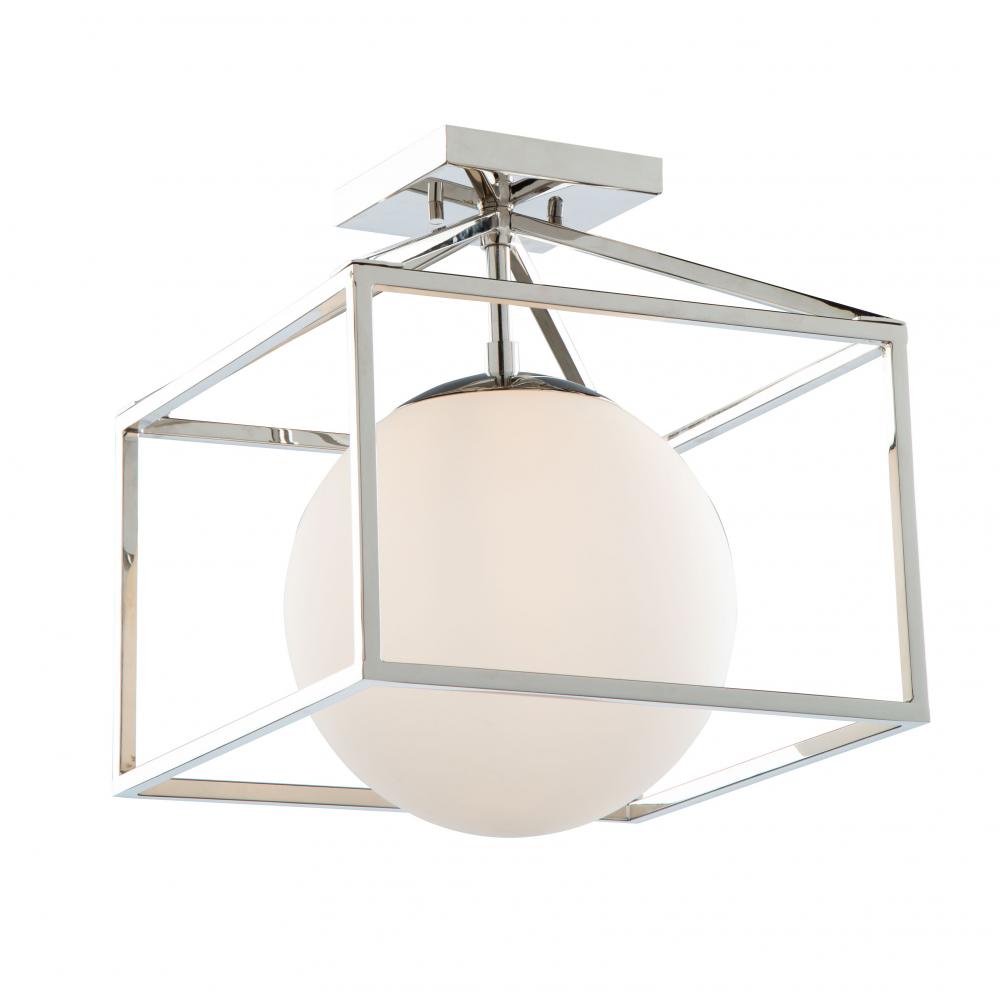 Eclipse 1 Light Semi-Flush Mount