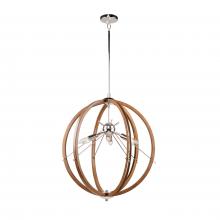  AC11556PN - Abbey 6 Light Sphere Pendant