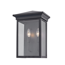 Artcraft AC8462BK - Gable 2-Light Outdoor Wall Light