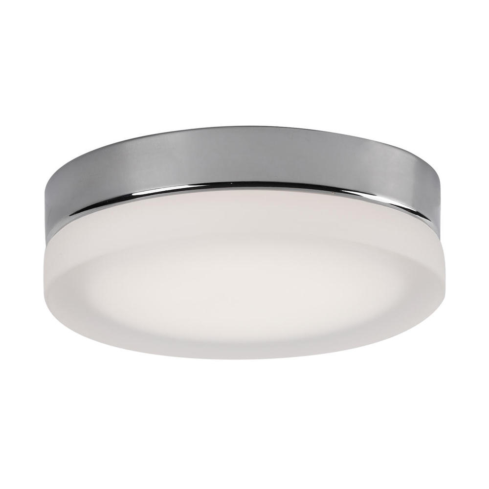 Bedford 11-in Chrome/Frosted LED Flush Mount